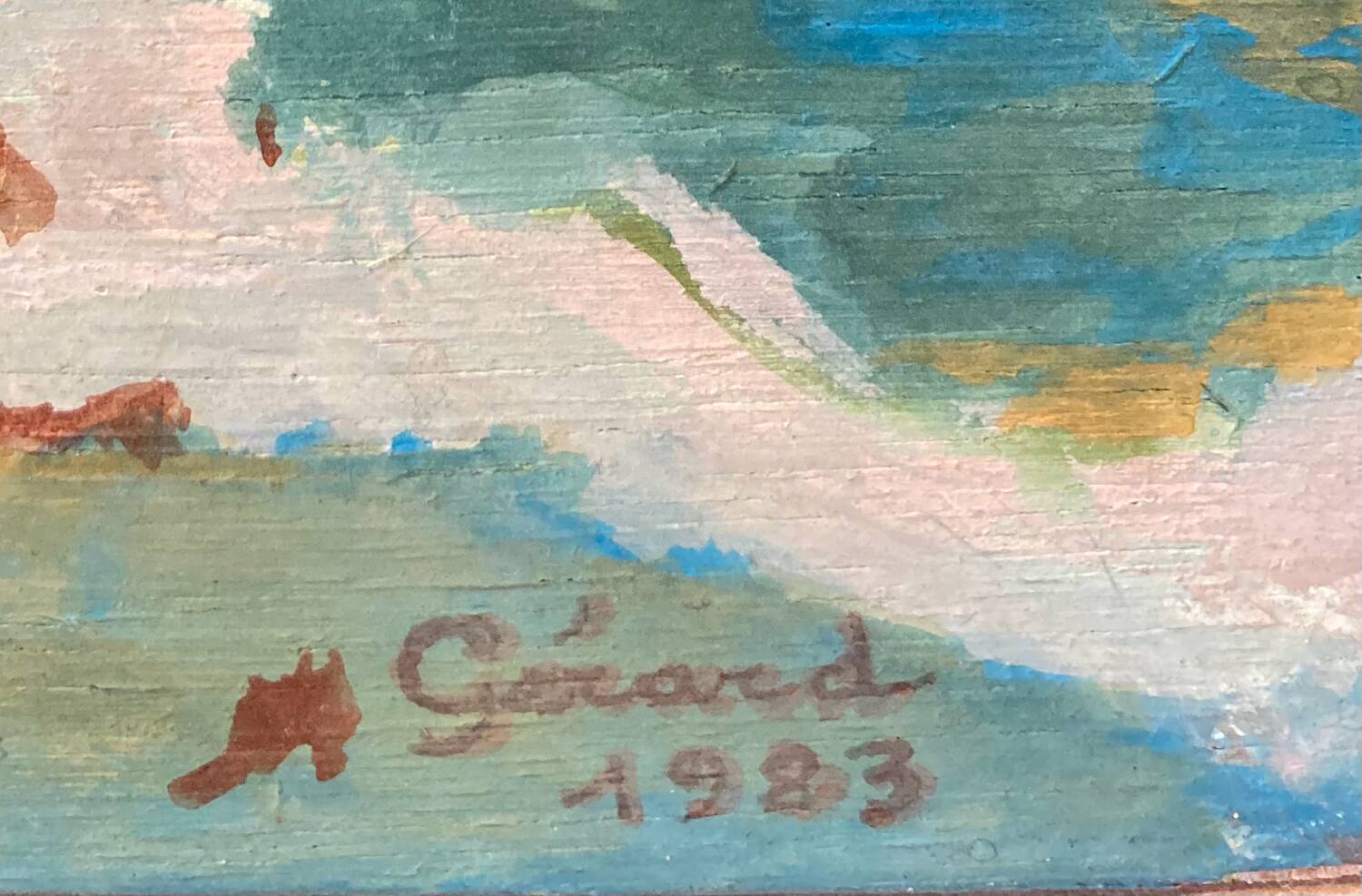 Flower bouquet painting