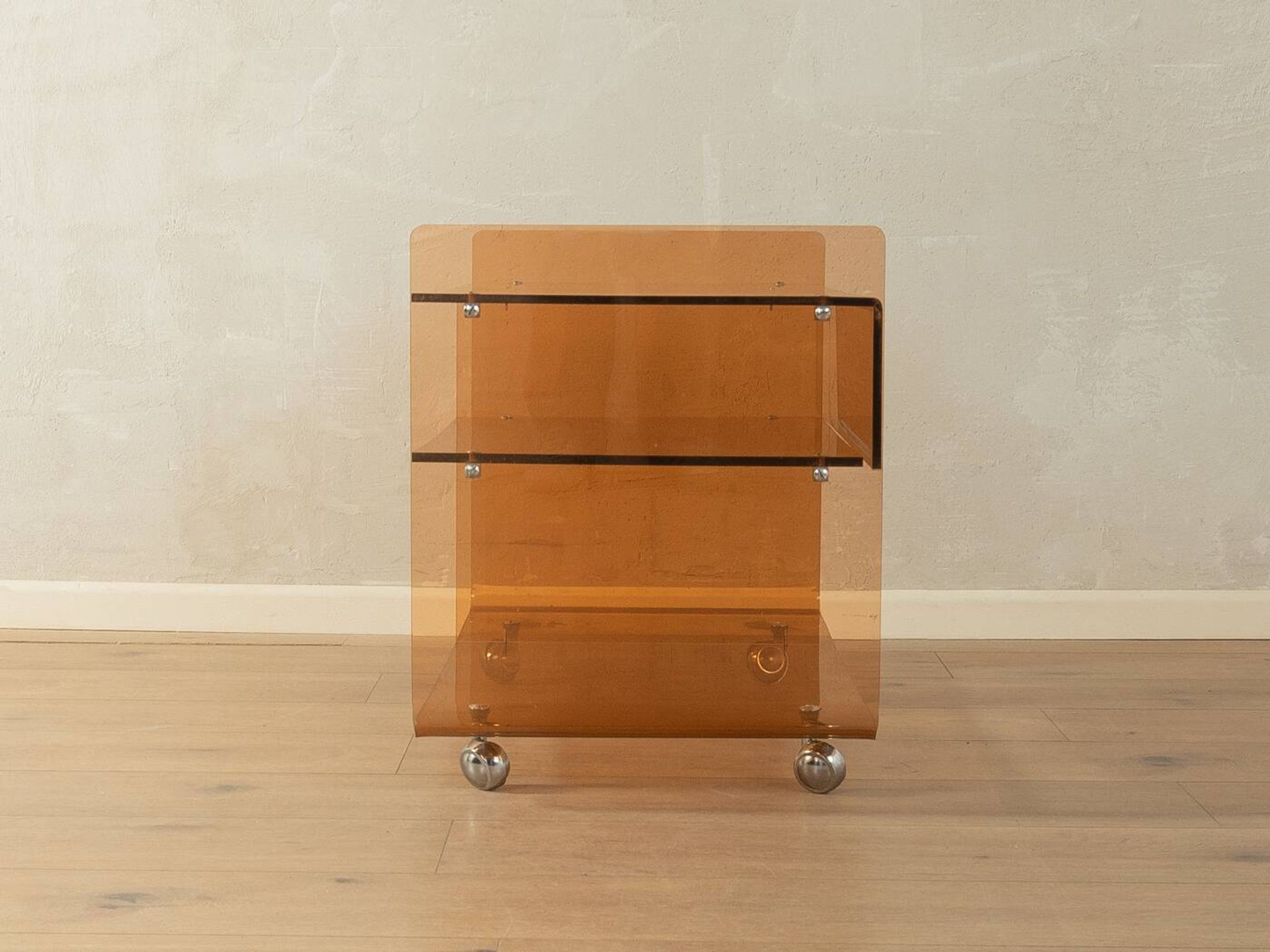 1970s Space Age acrylic Hi-Fi Rack, Michel Dumas, vintage