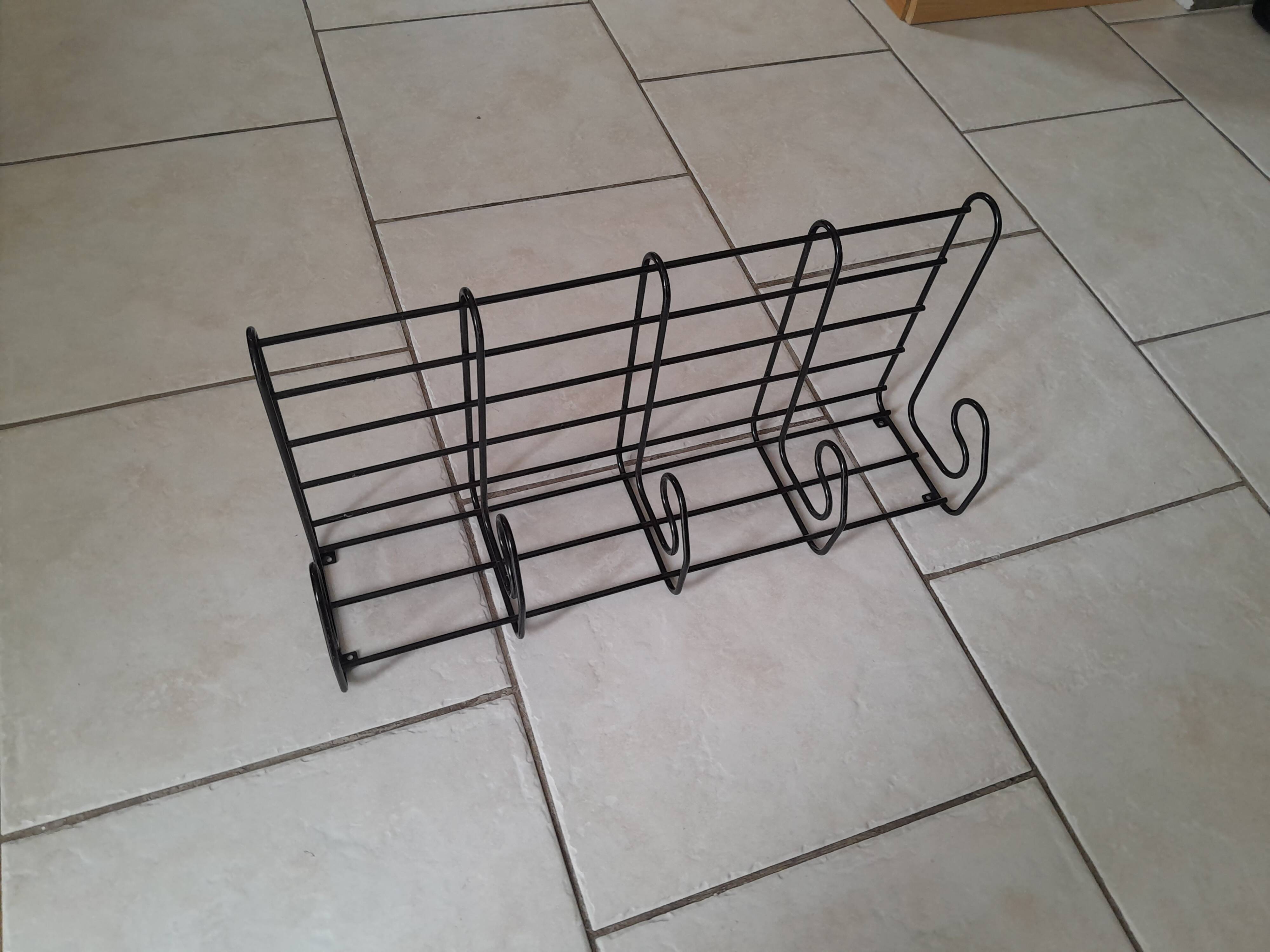 Vintage ikea tomado style wall coat rack metal