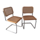 Paire de chaises Marcel Breuer Cesca B32