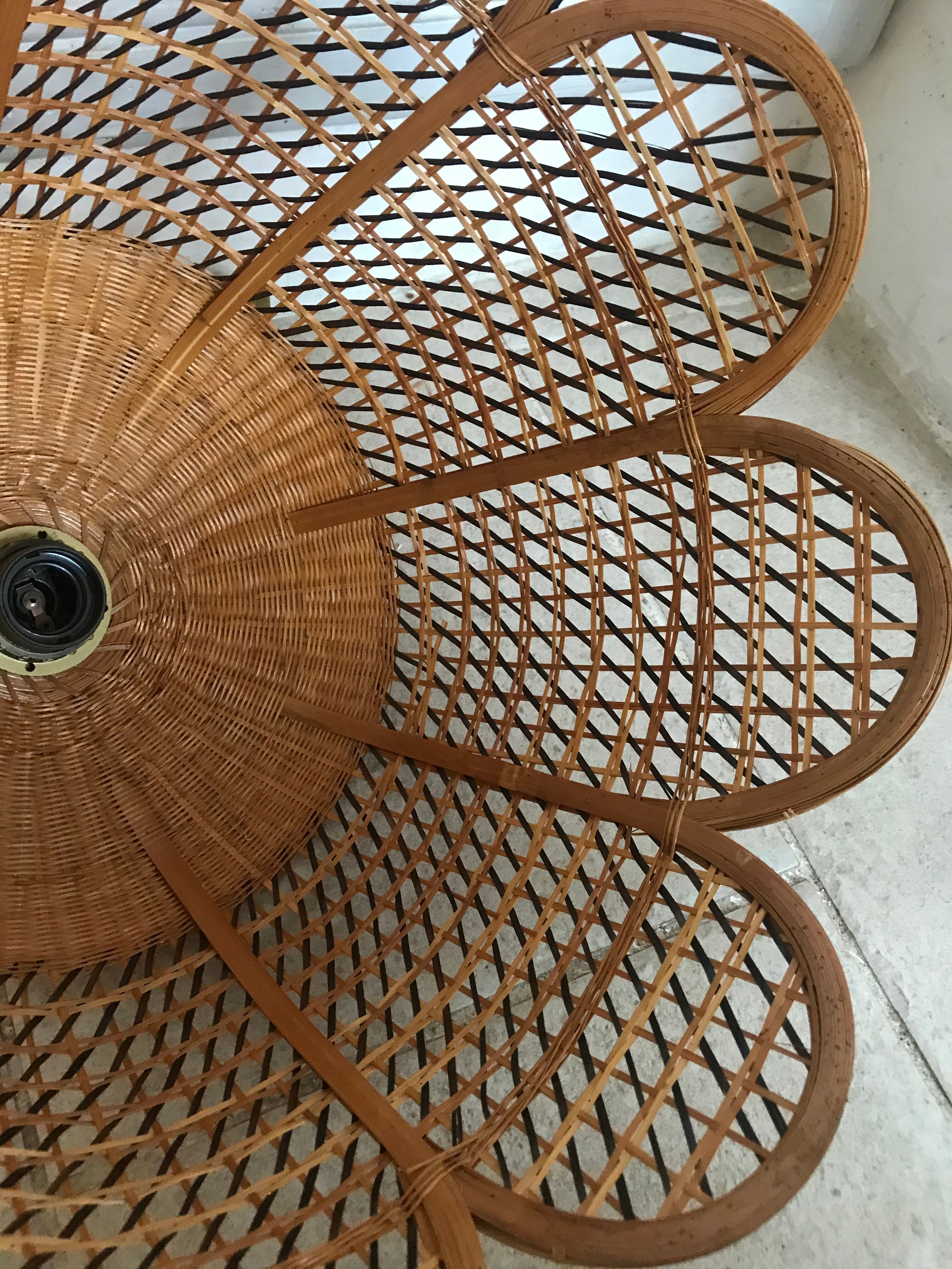 Vintage rattan hanging