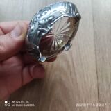 Ancienne salière en argent 800
