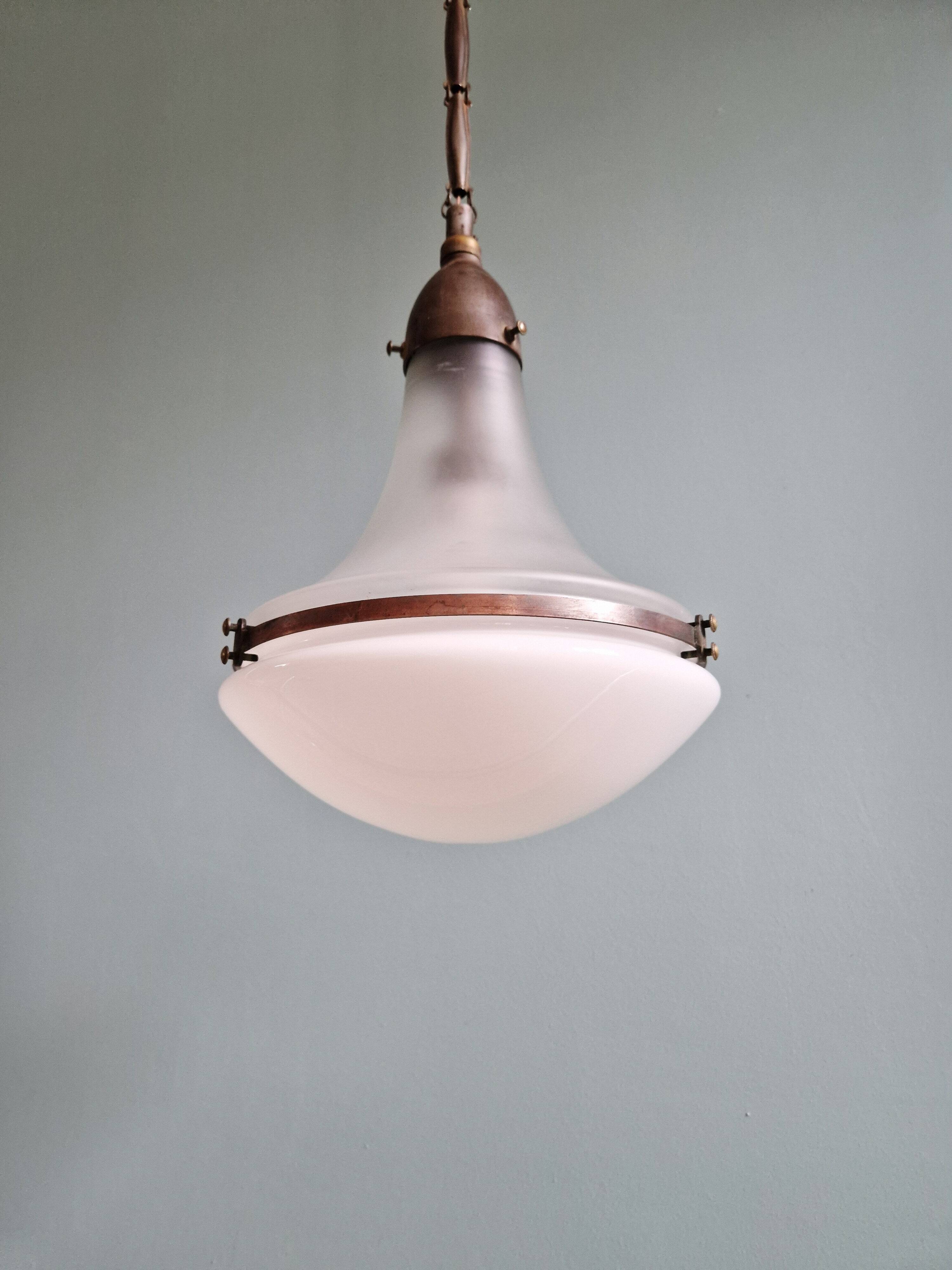 Luzette pendant, design by Peter Behrens, 1910s-20s.