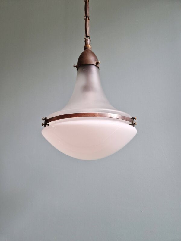 Suspension Luzette, design Peter Behrens, années 1910-20