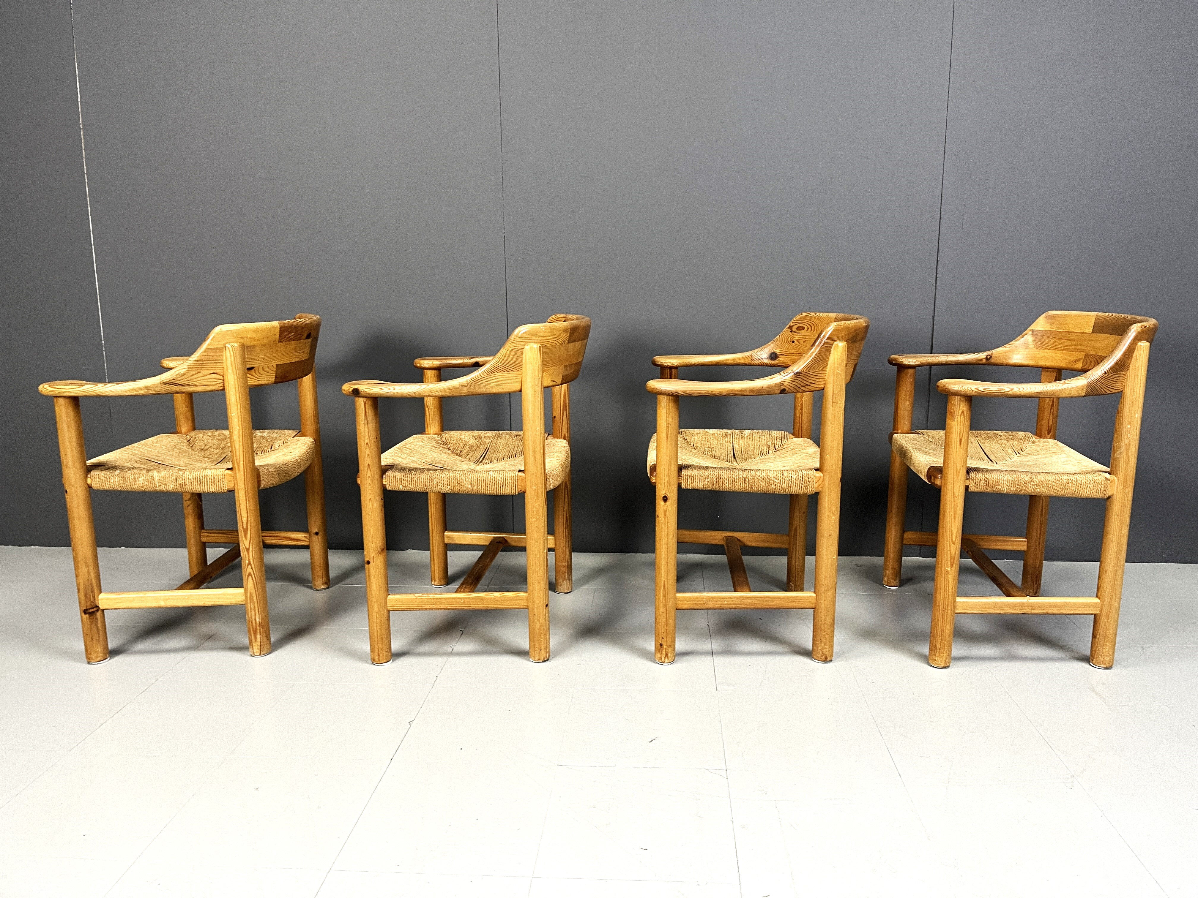 Rainer Daumiller pine wood dining chairs for Hirtshals Savvaerk - set