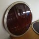 Large amber brown methacrylate tray - Felice Antonio Botta - Italy - 1970s