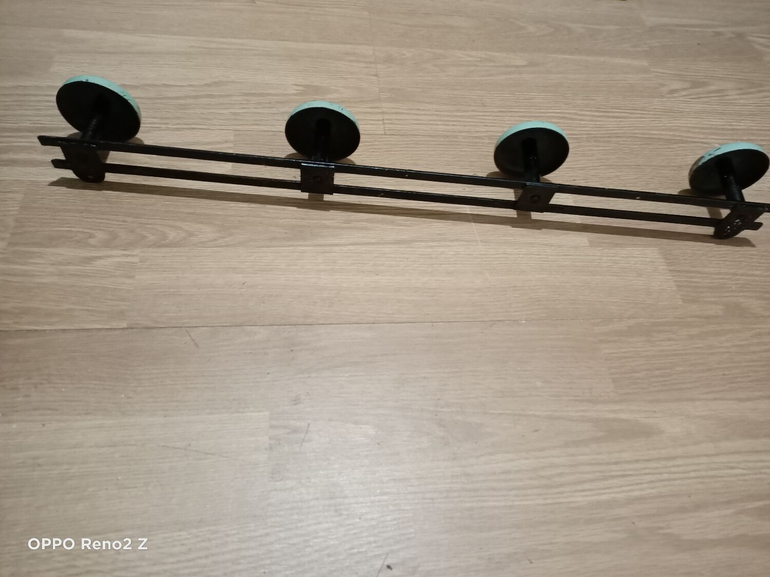 Vintage wall coat rack