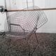 Diamond design chromed metal Chair Harry Bertoia Knoll early 1970s edition