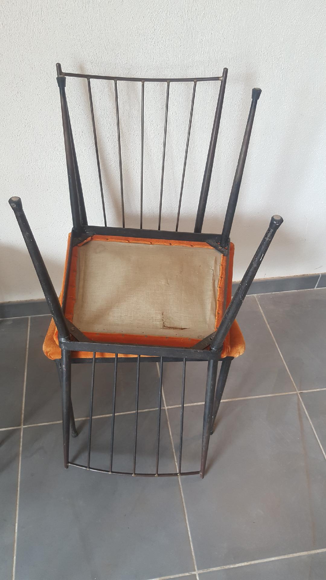 Series of 6 colette gueden chairs