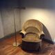 Brass reading floor lamp, 1970s