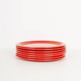 Vermilion red plates
