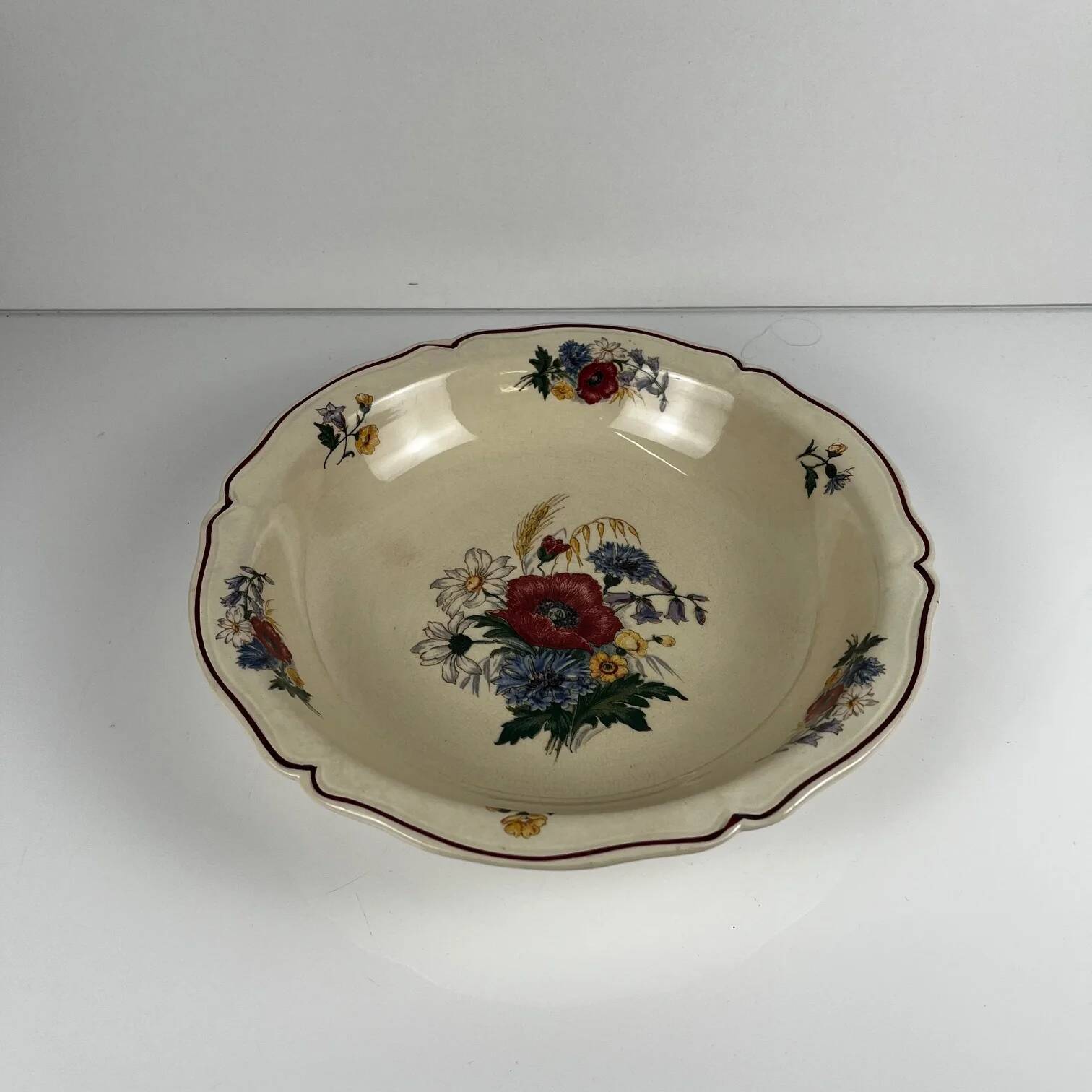"Low bowl 'Agreste' Sarreguemines, 20th century."