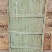 Ancien meuble radio Art déco en teck birman