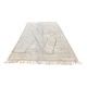 Authentic Beni Ouarain rug 300 x 200 cm in natural wool