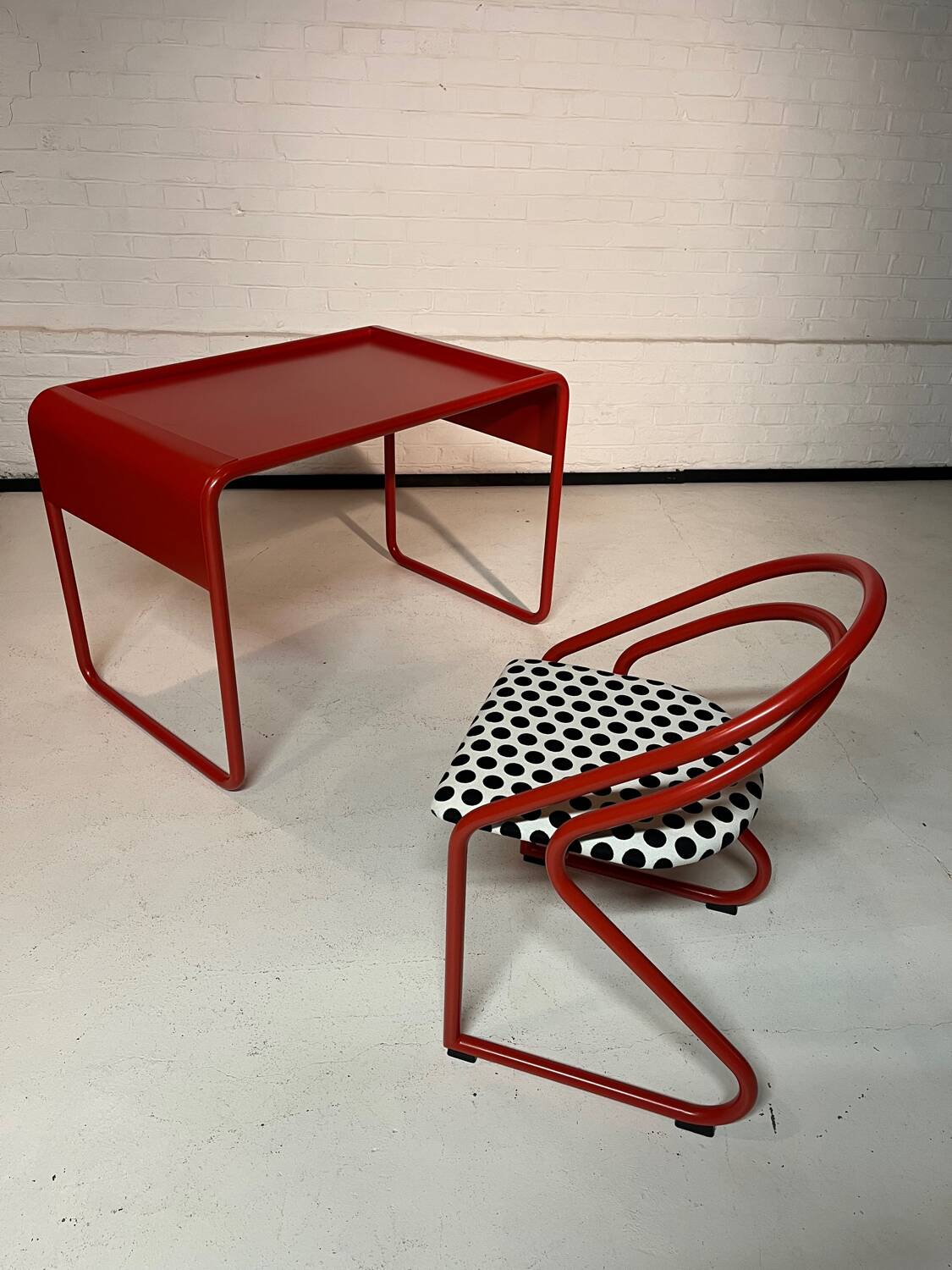 Vintage all-metal desk/table