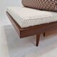 Teak Daybed with Hermes Cushions and Bolster, 1960s