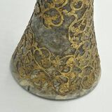 Vase balustre Chine Ancienne, jade et ornements Or, Song