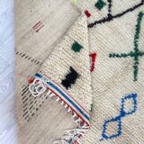 Handmade wool berber rug 260 x160 cm