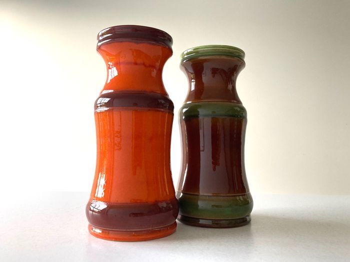 2 vintage vases from West Germany by Alfred Klein (AK) Keramik