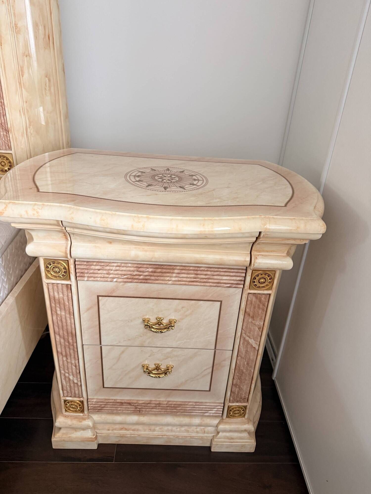 Arredoclassic melodia - italian bedroom made in italy - ivory and gold