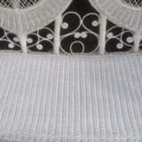 Vintage peacock rattan garden furniture