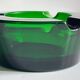 ASH TRAY Green Glass Vintage