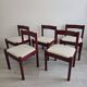 5× cassina carimate chairs door vico magistretti