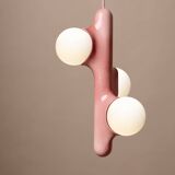 Prickly pear suspension - émail vieux rose