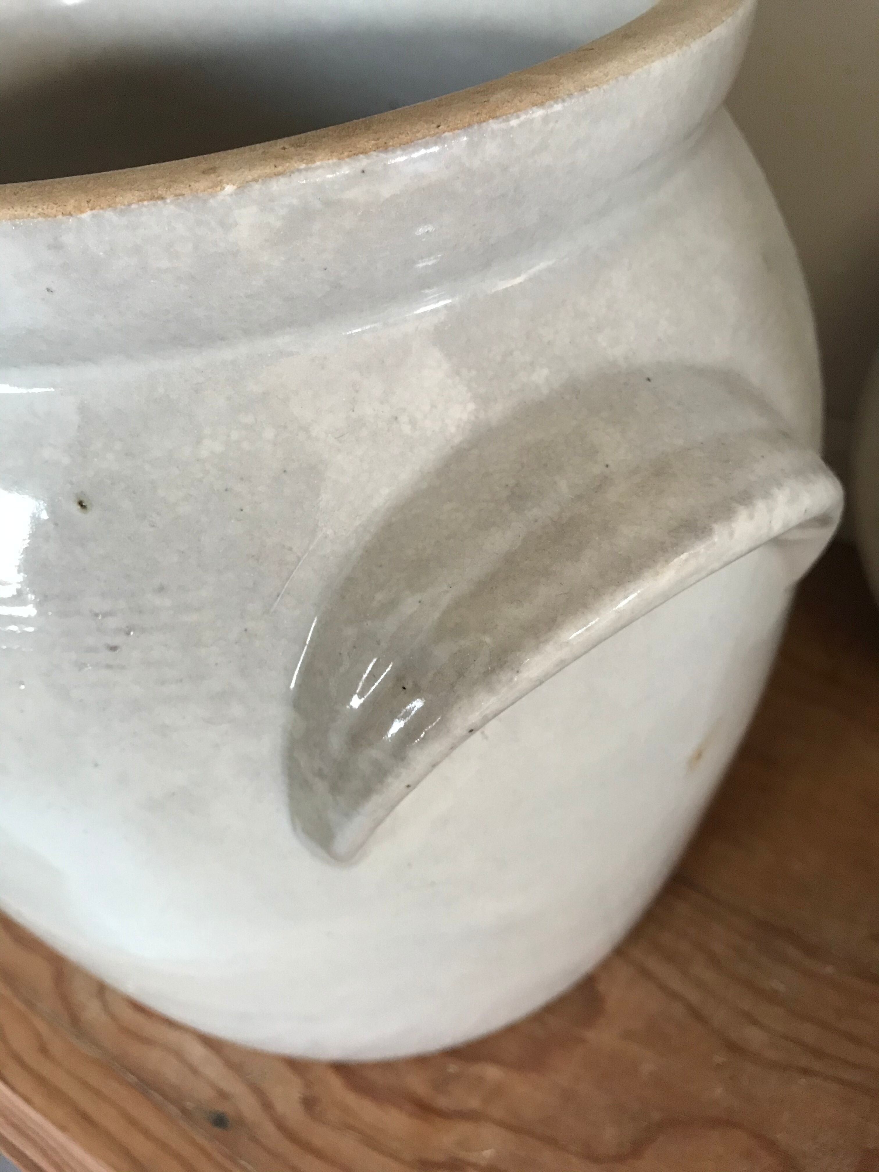 5l glazed sandstone pot