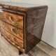 Commode Art Déco toscane des années 1940 en noyer raciné.