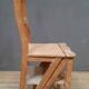Chaise escabeau