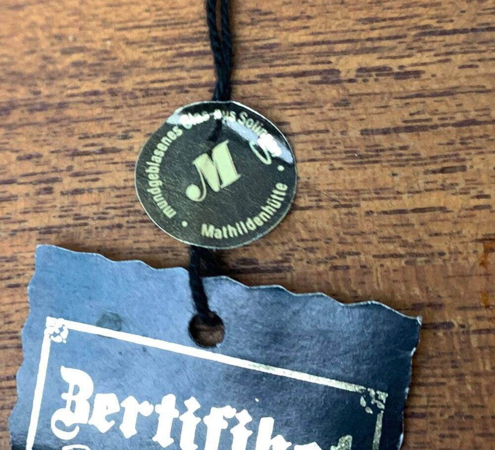 German Vintage Art Collection Richartz Plate and Bowl in Glass by Hans Jürgen Richartz for Mathildenhütte, Solingen, Set of 2