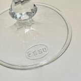 Set of five wine glasses