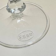 Set of five wine glasses