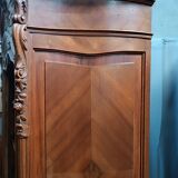 Rococo library in walnut