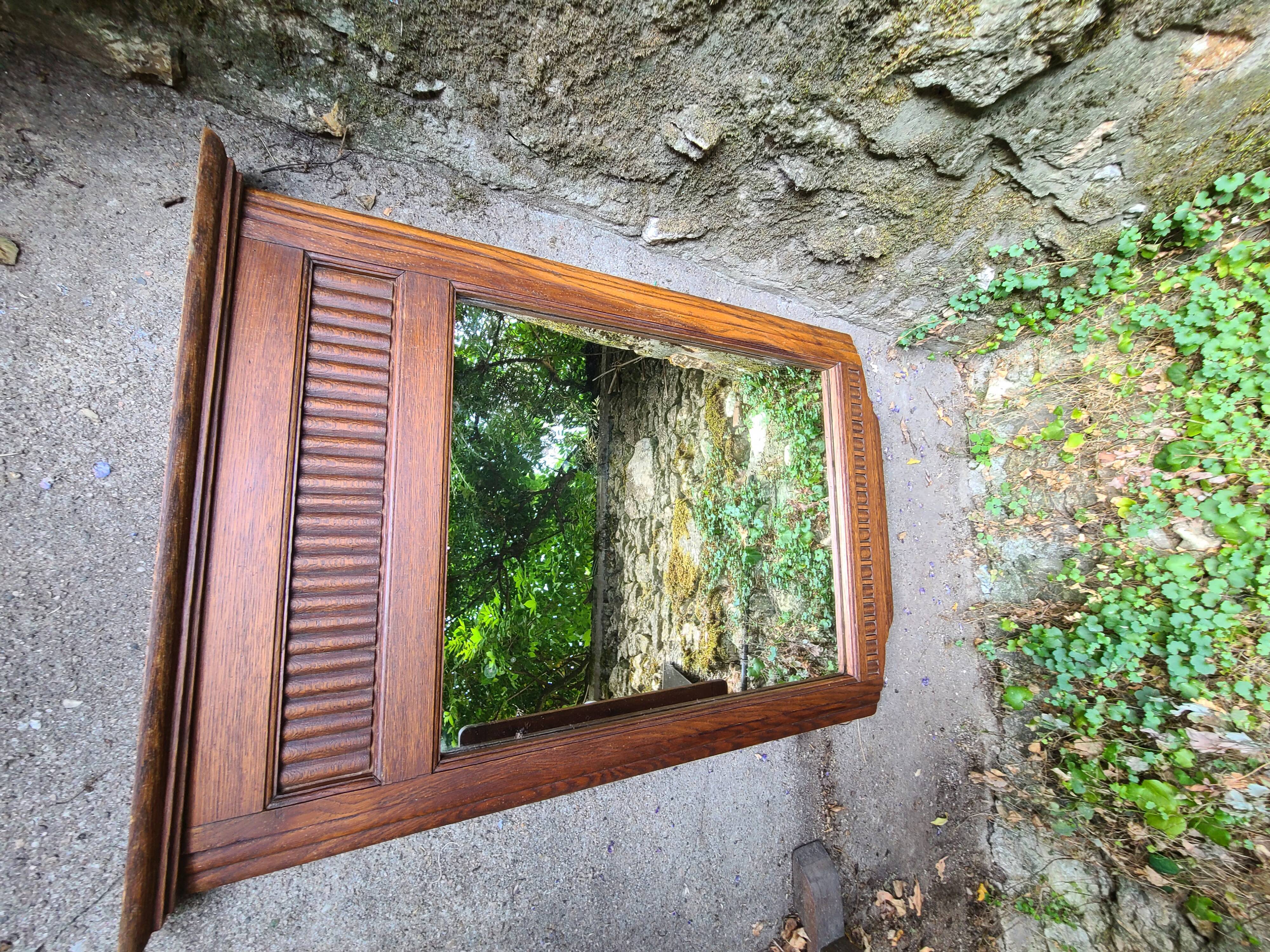 Art deco mirror trumeau old 1930