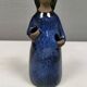 Beautiful vintage ceramic lady figurine by Elsi Bourelius Sweden 1980s
