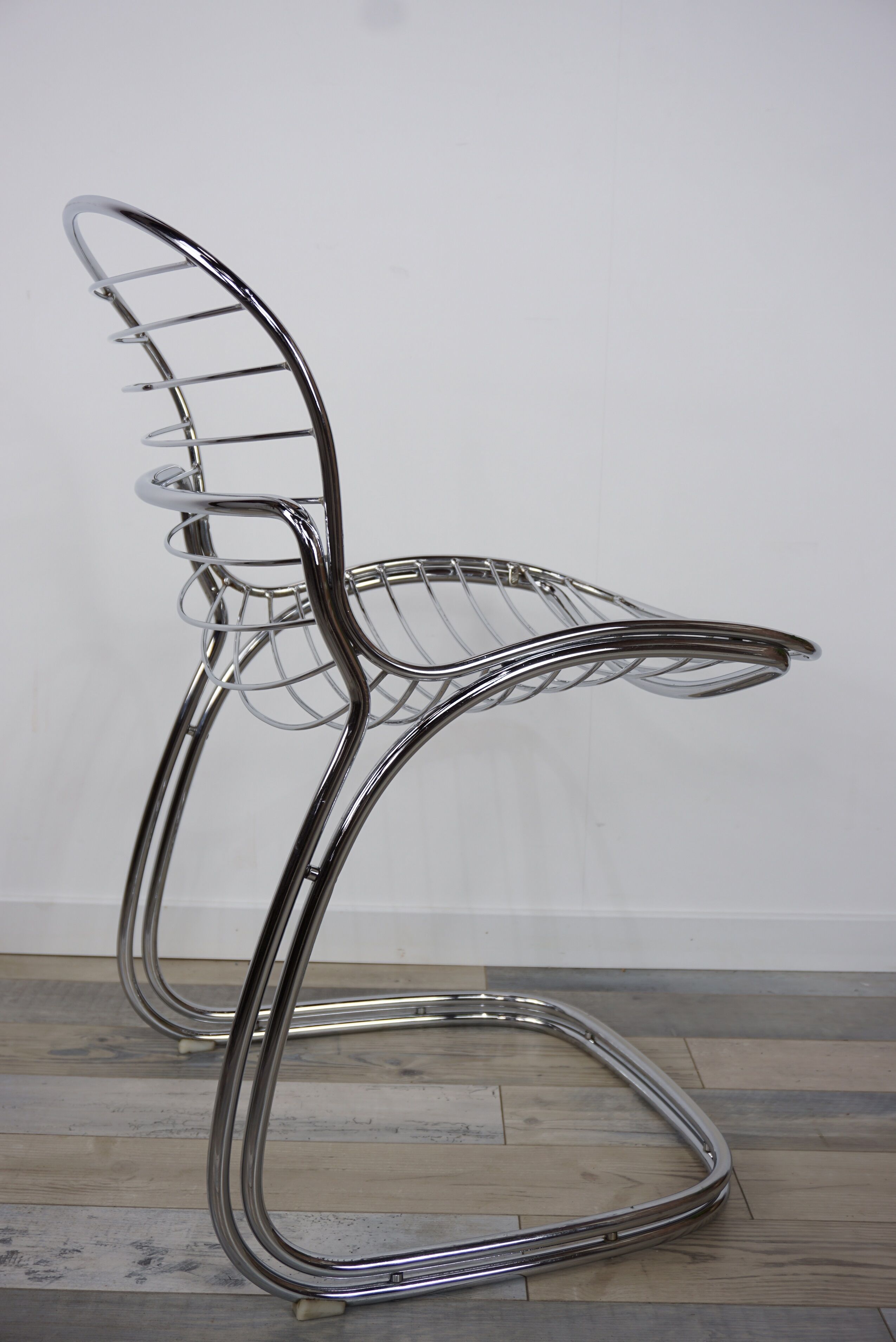 Chair "Sabrina" Italian design of the 70s by Gastone Rinaldi for Rima