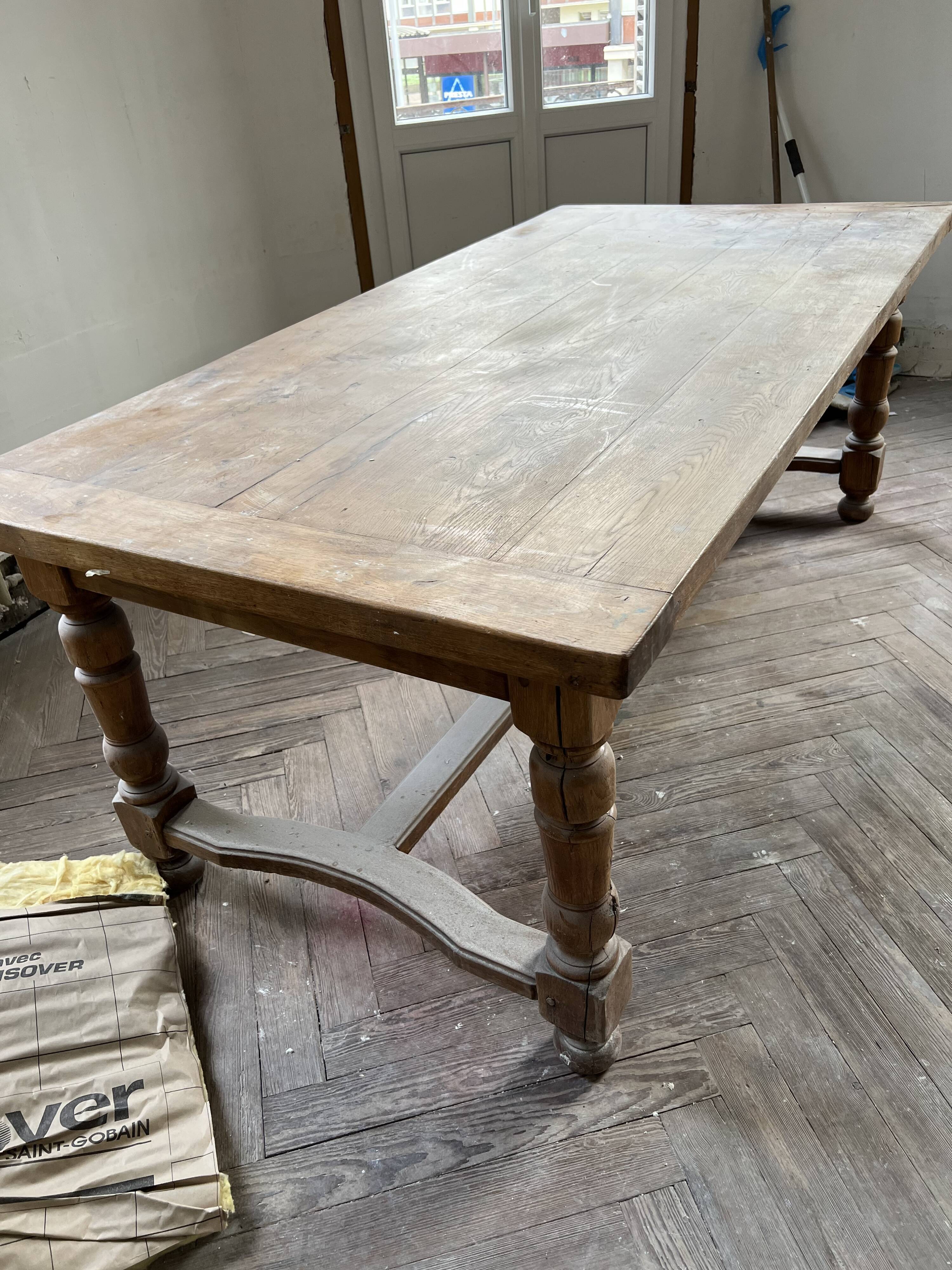 Old farmhouse table