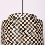 Bamboo Lighting 40 cm Black and  Natural, Bamboo Chandelier, Bamboo Lamp