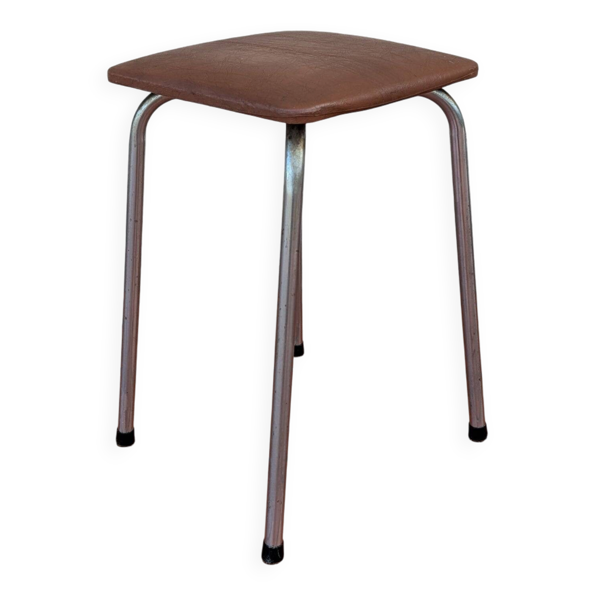 Tabouret dessus en skaï