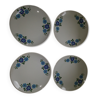 Set of 4 Bavaria dessert plates