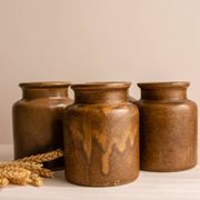 Old mustard pots