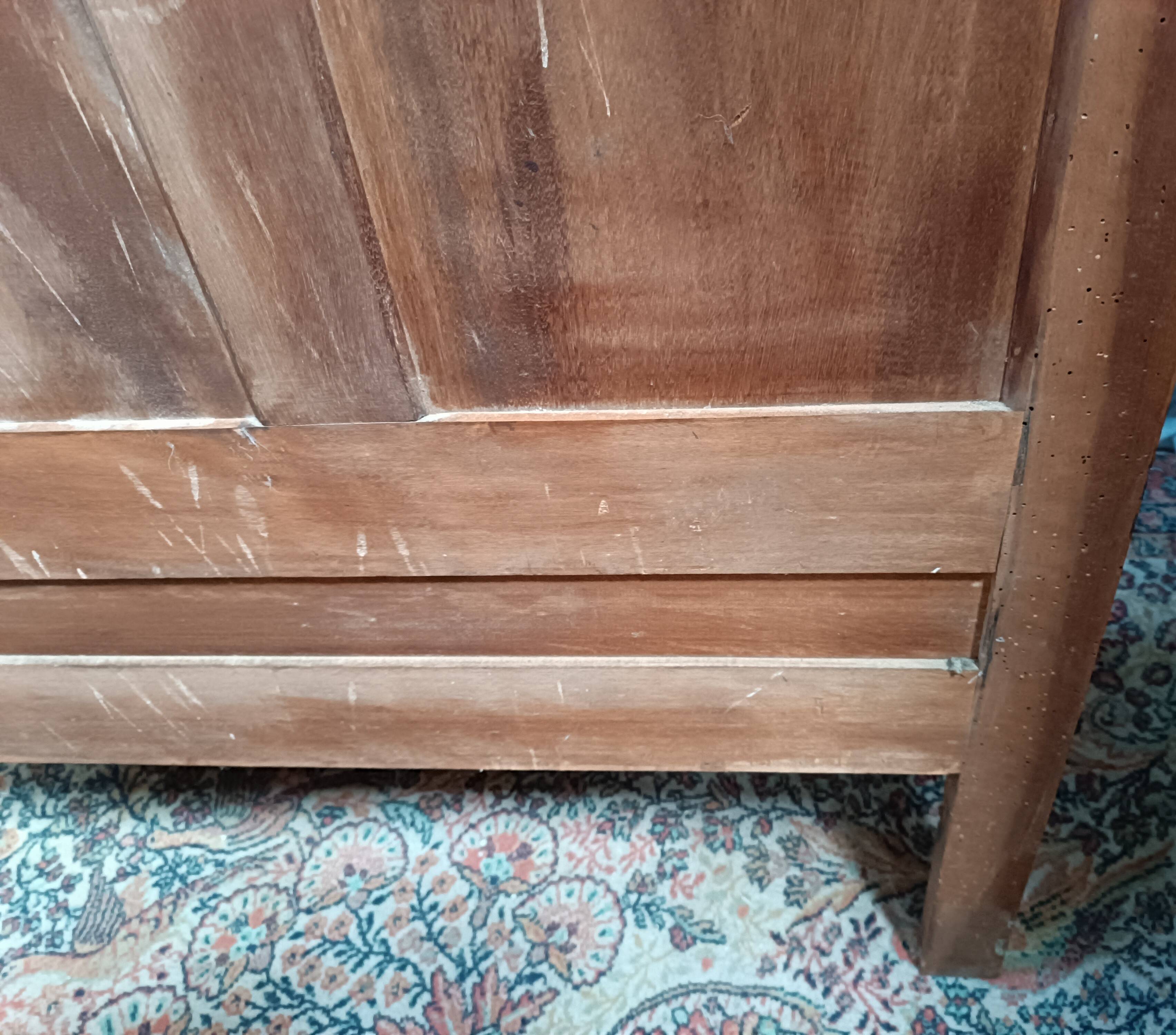 Rococo library in walnut