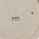 4 vintage Gien ironstone deep plates – Red floral pattern