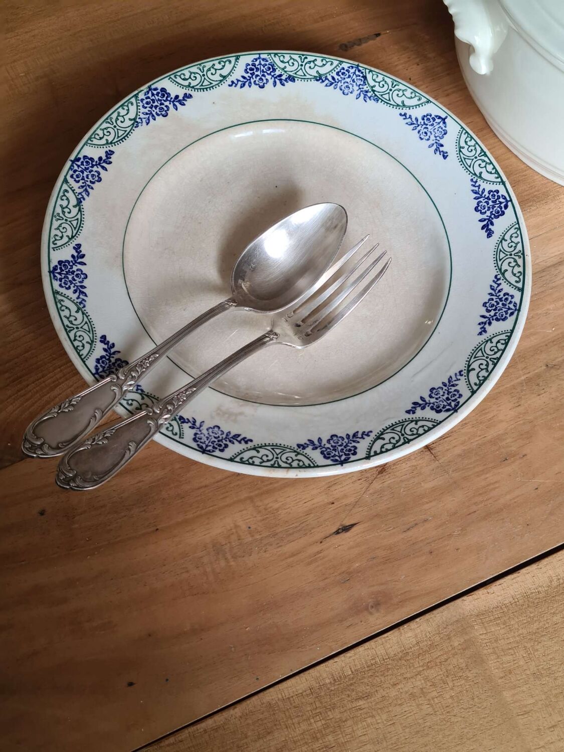 Piedouche plate Terre de fer