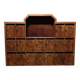 Large vintage wooden mailbox block