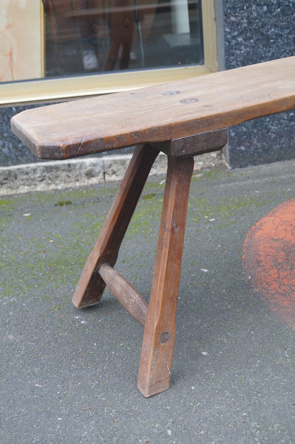 Brutalist design bench