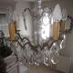 Old stamps chandelier