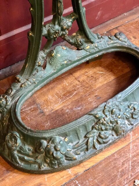 Cast iron coat rack 19th Alfred Corneau Frères Charleville